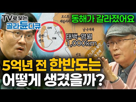 5억 년 전 바다 아래 있던 강원도가 솟아올라 한반도가 만들어진 썰 (feat. 삼엽충)｜삼엽충만 30년 연구했더니｜보다 보면 늘어나는 과학 지식｜취미는 과학｜#골라듄다큐
