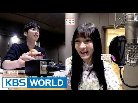 [ENG/CHN] IDOT members, B1A4 Jinyoung’s song recording day!