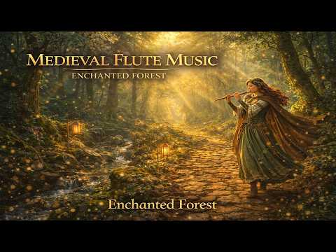 Joyful Medieval Flute 🌿 | Relaxing Forest Walk Ambience | Medieval Instrumental Music