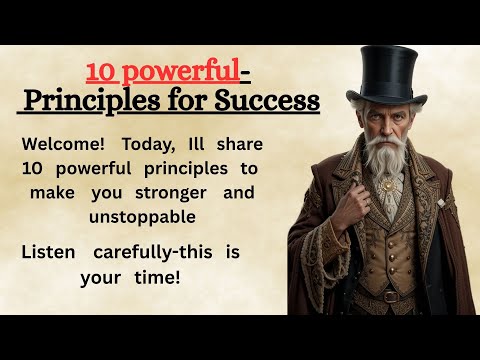 10 Powerful Principles for success || Transform Your Life & Master English with Power β