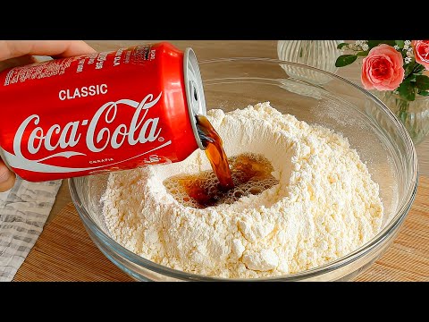 Grandma taught me! Just add Coca-Cola to the flour! Few people know this secret!