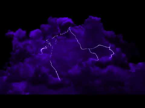 Purple Thunderstorm Flashing Lightning 10+ Hours Long Screensaver Wallpaper Background Video