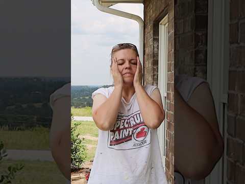 My brick house breathes just fine, thanks! #paintedbrick #limeslurry #romabio #diyhomeimprovement