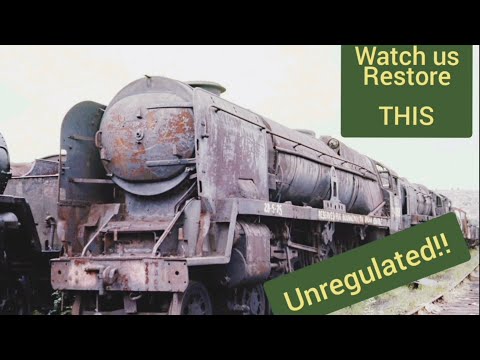 Battle of Britain class Steam Locomotive Restoration 003 Sir Frederick Pile Unregulated!! 34058