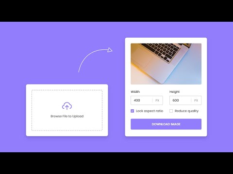 Resize and Compress Images in HTML CSS & JavaScript | Resize Image in JavaScript