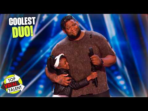 Coolest Singing Duet Ever on AGT! Uncle & Niece SHOCK The Judges 🤯