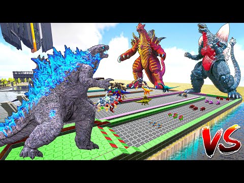 Feb 2025’s NEW DINOS Take On EVERY ARK BOSS & TITAN! (EPIC Battle)