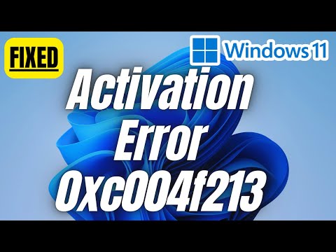 How to Fix Windows 11 Activation Error Code 0xC004F213 | Step-by-Step Guide