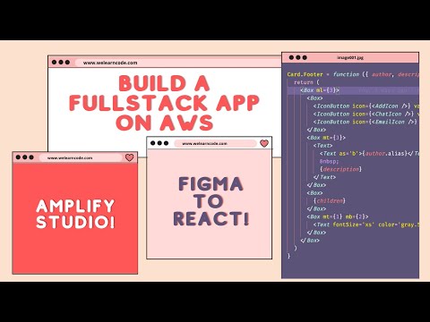 Figma to React to the Cloud: Build a Fullstack App with AWS Amplify Studio