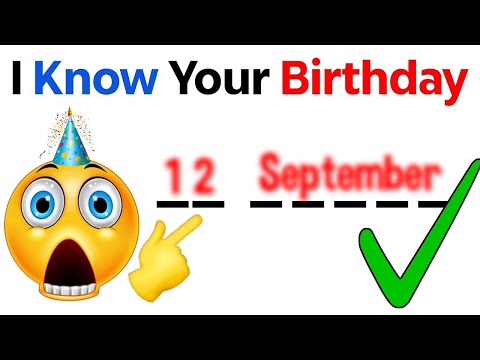 I will Show Your Birthday In This Video!! 🤯 (2025)