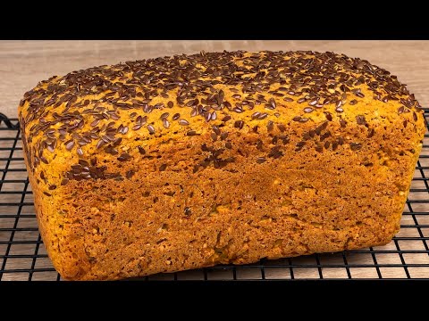 Ich habe seit Jahr kein Mehl mehr gegessen! Nehme Zucchini und Karotten, backe duftendes Haferbrot