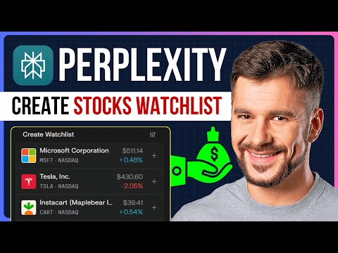 How to Create a Watchlist in Perplexity Finance | Make Stocks Watchlist in Perplexity Finance