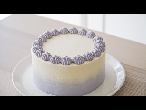 Blueberry White Chocolate Cream Cake