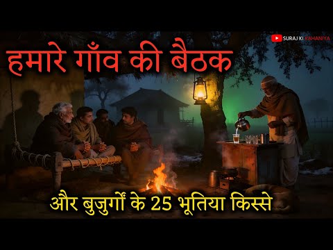 हमारे गाँव की बैठक और 25 भूतिया किस्से 😱 |  Ghost Stories That SHOCKED India 2025 | Village Stories