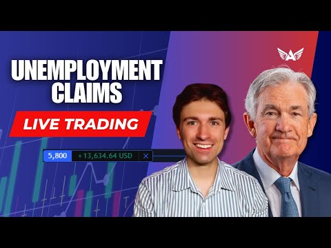 Live Trading Unemployment Claims GOLD, USD, SPX500 & More!