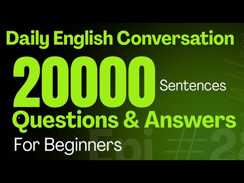 Slow English Listening Practice “20000” Phrases | English Conversation for Beginners 