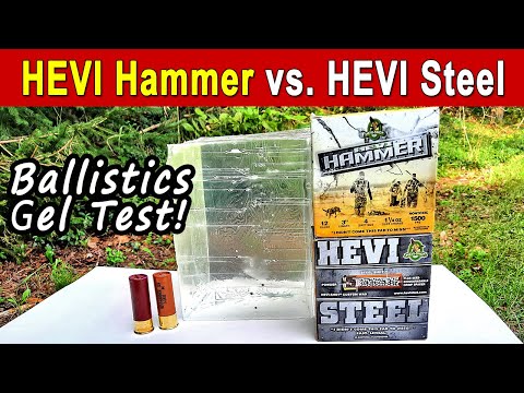HEVI Hammer vs HEVI Steel | Ballistics Gel & Pattern Test