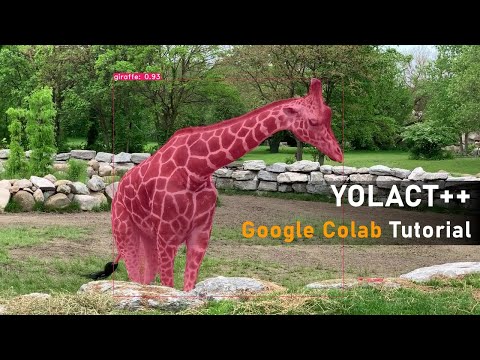 YOLACT++ Instance Segmentation (Google Colab Tutorial)