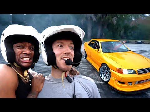 YourRAGE Almost Passes Out After Crazy Drifting With Adam LZ and Jake