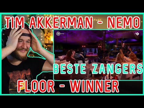 'Tim Akkerman - Nemo' | 'Floor Jansen - Winner' | Beste Zangers Reaction