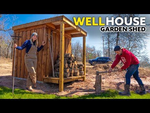DIY Water Well House & Garden Shed Combo / Homestead / Tiny House