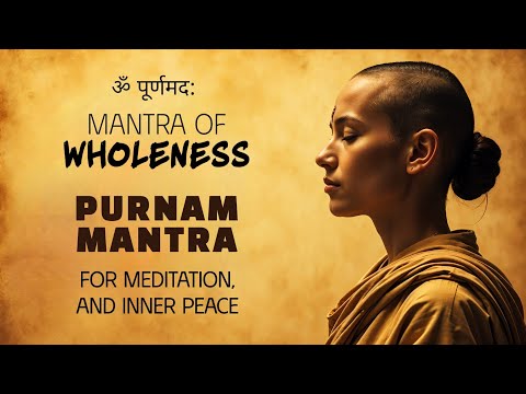 Purnam Mantra for Deep Meditation 108X | Upanishadic Chant for Peace & Wholeness | Shanti Mantra