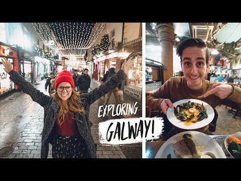 Exploring The CUTEST IRISH TOWN! + Trying Incredible Seafood 🍽(Galway, Ireland)
