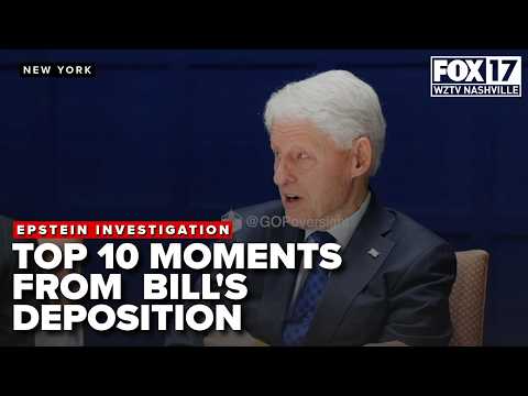 10 MOMENTS you can't miss from Bill Clinton's EPSTEIN DEPOSITION