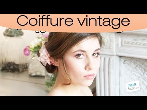 Réaliser une  coiffure vintage