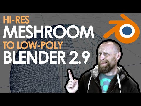 Photogrammetry to Blender - Re-mesh & Bake - Full Tutorial