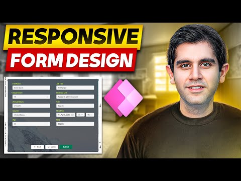 Responsive FORM Design in Power Apps - Step by Step Tutorial