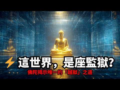 一個讓你頭皮發麻的真相：你活著的世界，可能是一個巨大的“監獄”！佛陀揭秘：“越獄”的唯一方法 | 我執 | 無我 | 覺知 | 自我覺察 | 越獄計劃 | 意識覺醒 | 心靈自由 | 佛陀智慧