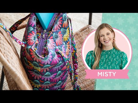 Learn how to make an Easy Quilted Zipper Tote with Misty Doan!
