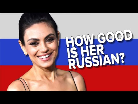 How Well Can MILA KUNIS Speak Russian?