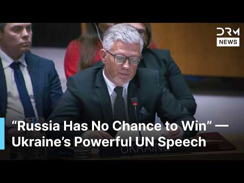 FULL REMARKS: Ukraine's UN Amb Delivers Explosive Speech on Russia War Crimes, Demands Justice |AC1N