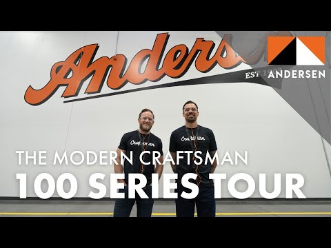 How are Andersen 100 Series Windows Made? @ModernCraftsman Factory Tour | Andersen Windows & Doors