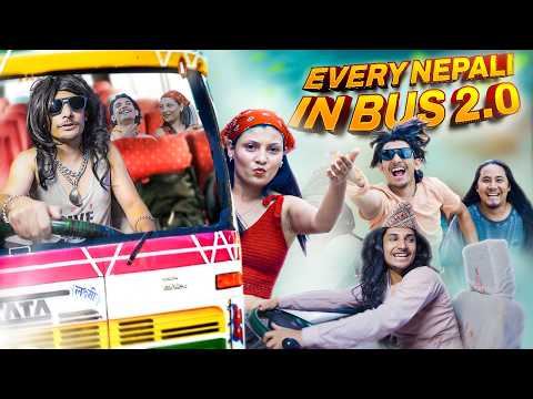EVERY NEPALI IN BUS ( PART 2 )  GANESH GD