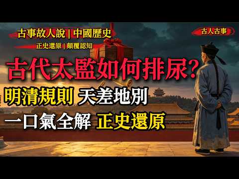 古代太監如何排尿？明清淨身規則天差地別｜一口氣全解・正史還原