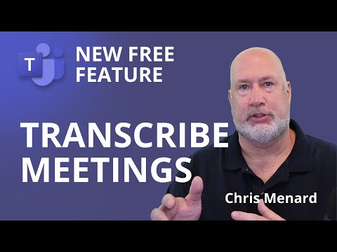 Teams: Live transcription in Teams meeting - 2021 New Feature!