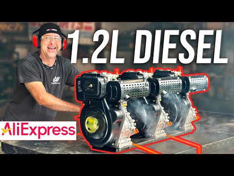 We Built a Custom Inline 3 Cylinder Diesel Engine from AliExpress Clones