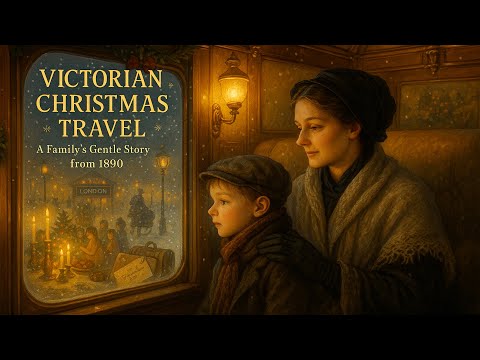 Victorian Christmas Travel: A Family's Gentle Story from 1890 | Boring History For Sleep