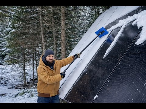 Living Off-Grid in Winter | Property Chores & Snowy Days