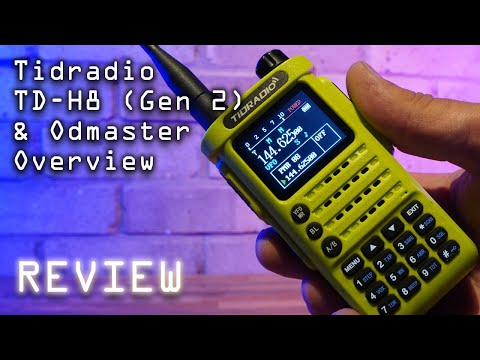TIDRADIO TD-H8 (Gen 2) Ham Radio and Odmaster - A Great Combination!