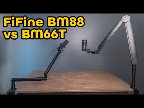 Which Mic Arm to Buy? Fifine BM88 vs BM66T Mic Arms Compared