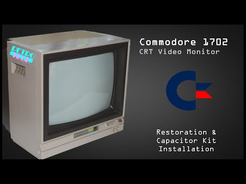 Restoring a Commodore CRT Monitor 1702 - Featuring Commodore Video! | The Perfect C64 Display.