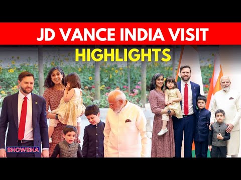US Vice President JD Vance’s 4-Day India Visit With Usha Vance & Kids | Highlights In Videos | N18G
