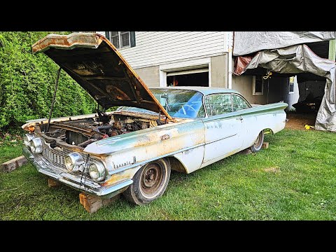 1959 Oldsmobile Dynamic 88 Sitting For Years WILL IT RUN? - NNKH