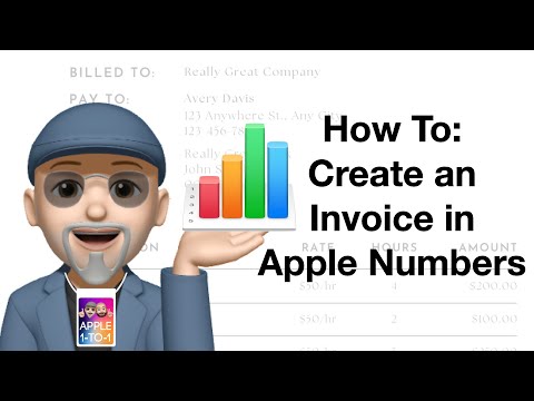 How To: Create an Invoice in Apple Numbers Template
