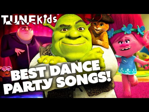 Best Dance Party Songs from Shrek, Minions, Trolls & More! | TUNE: Kids
