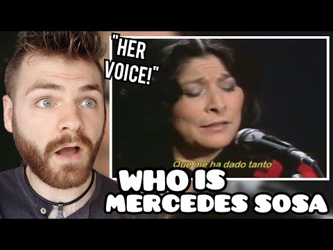 First Time Hearing Argentinian Singer Mercedes Sosa "Gracias A La Vida" Reaction
